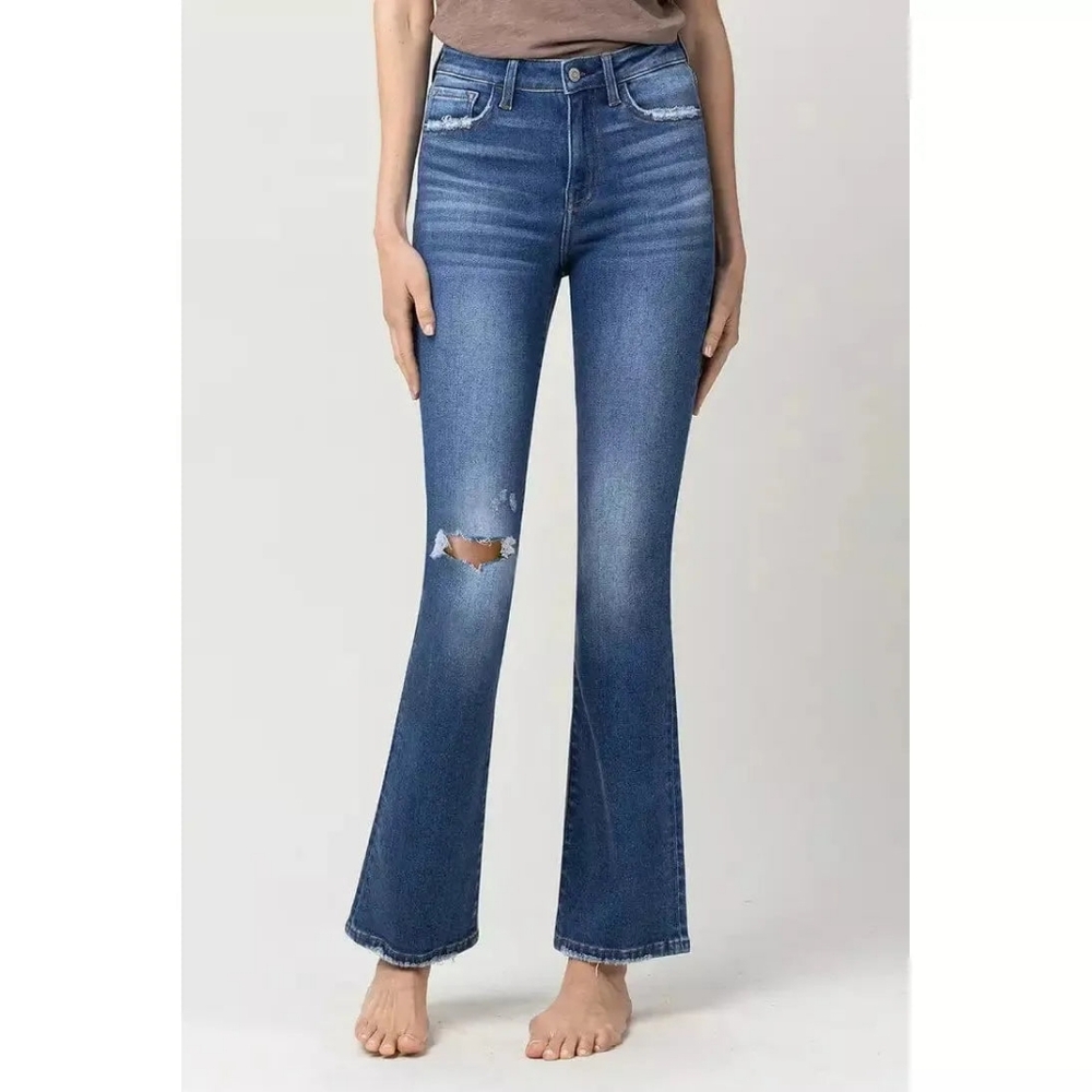 # 402 Flying Monkey High Wasted Distressed Jeans
